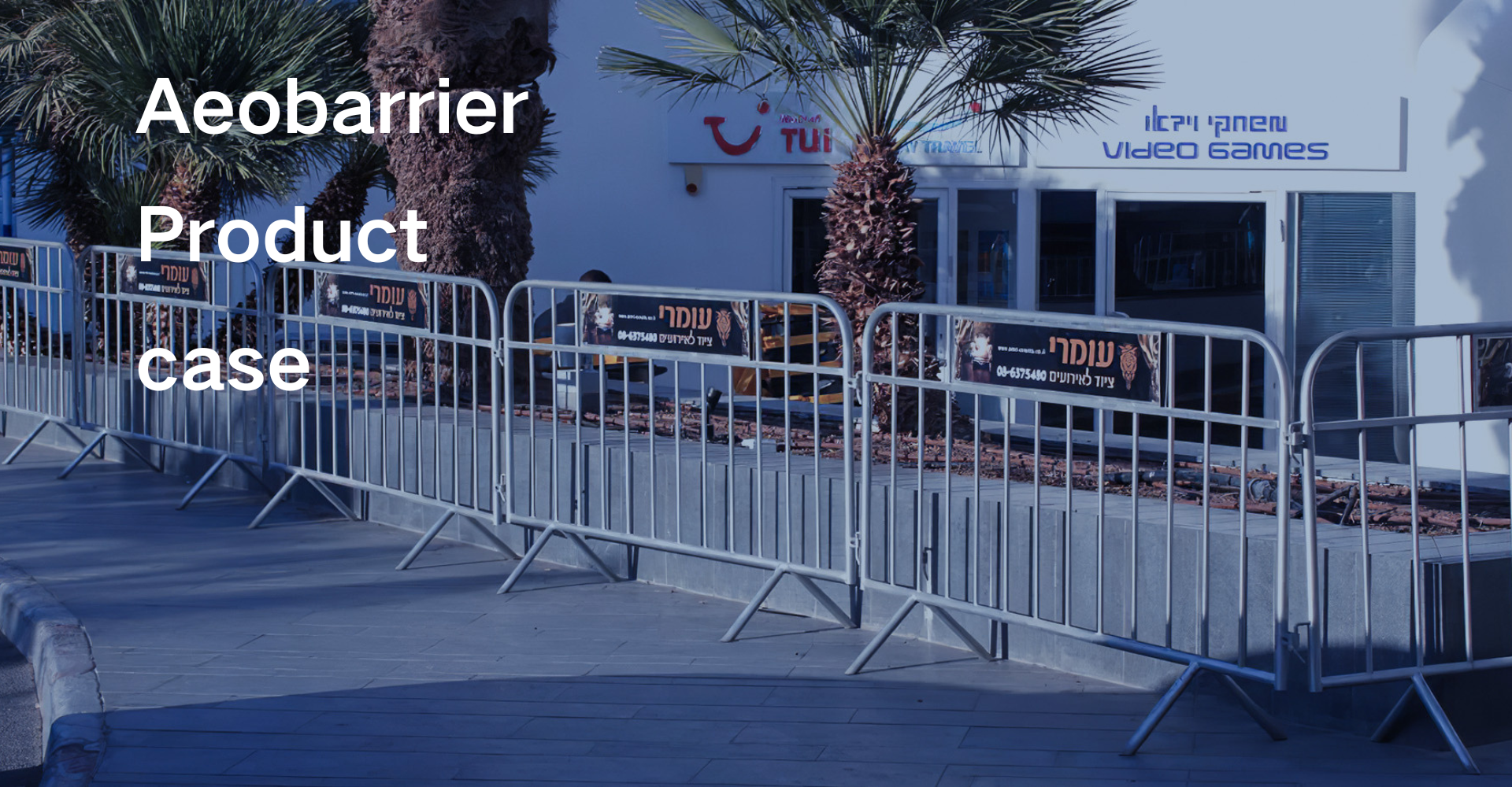 Crowd Control Barrier Case